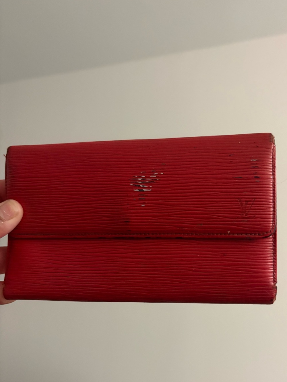 Red Leather Women's Wallet - Unbranded